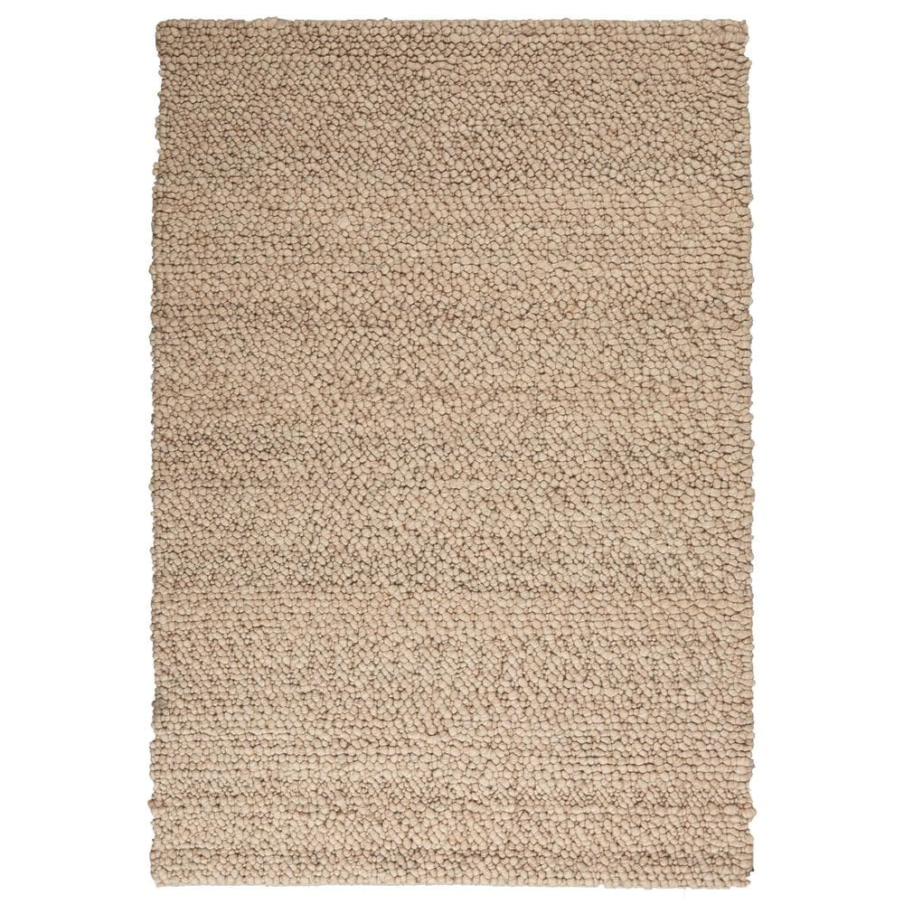 Nourison Riverstone Mocha 4" x 6" Area Rug, , large