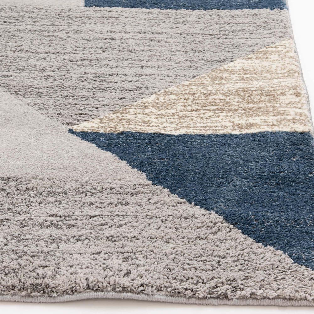 Central Oriental Structures Torrent Adley Buff and Metal 7&#39;10&quot; x 9&#39;10&quot; Area Rug, , large