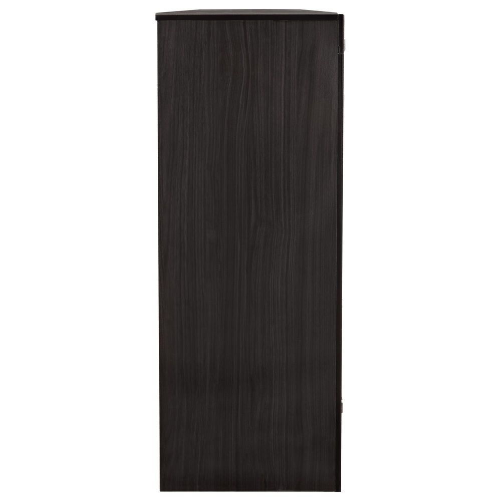 Ashley Kaydell 3-Piece Queen Upholstered Headboard Set in Black and Dark Gray, , large