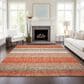 Dalyn Rug Company Portico PO2 Coral 8" x 10" Area Rug, , large