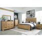 Ashley Galliden 5-Piece King Bedroom Set in Light Brown, , large