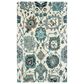 Oriental Weavers Zahra 75503 10" x 13" Ivory and Blue Area Rug, , large