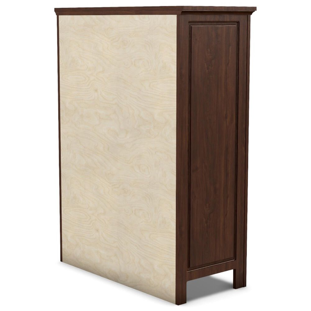 Archbold Furniture Heritage 5 Drawer Wide Chest in Brown Mahogany, , large