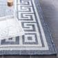 Safavieh Martha Stewart Cyprus Geometric 8" x 10" Grey and Cream Area Rug, , large