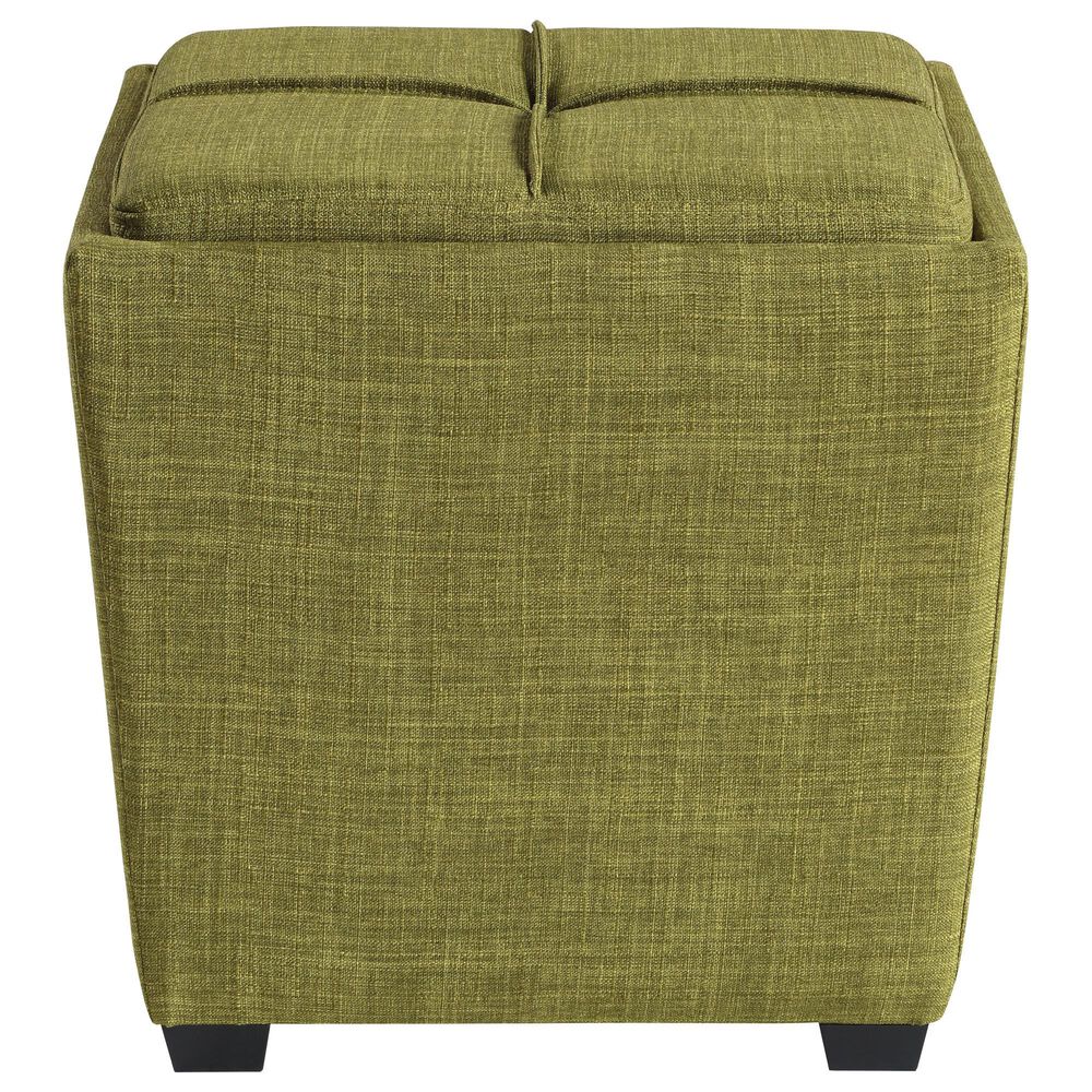 OSP Home Rockford Storage Ottoman in Green, , large