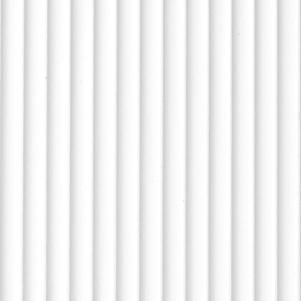 HOMLUX 52" Fluted Kitchen Island with Drop Leaf in White, , large