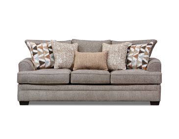 Peak Living Stationary Sofa in Nutmeg, , large