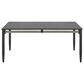 Blue River Zella Outdoor Rectangular Dining Table in Charcoal and Light Gray - Table Only, , large