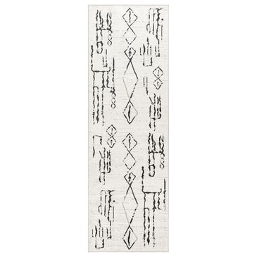 Surya Carpet, Inc. Lavadora LVR-2318 2"7" x 7"3" Black, Gray and Light Gray Runner, , large