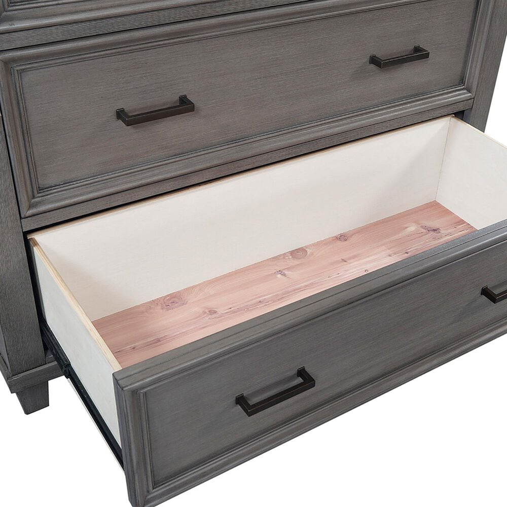 Riva Ridge Caraway 7-Drawer Chest in Aged Slate, , large