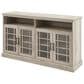 Walker Edison 58" TV Stand NF584DHDHBWO  in White Oak, , large