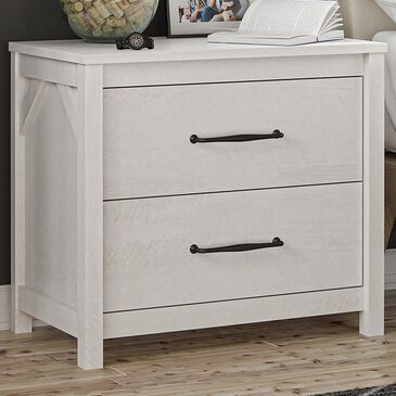 DHP Augusta 2-Drawer Nightstand in Ivory Oak, , large