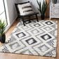 Safavieh Natura NAT684A 3" x 5" Ivory and Black Area Rug, , large