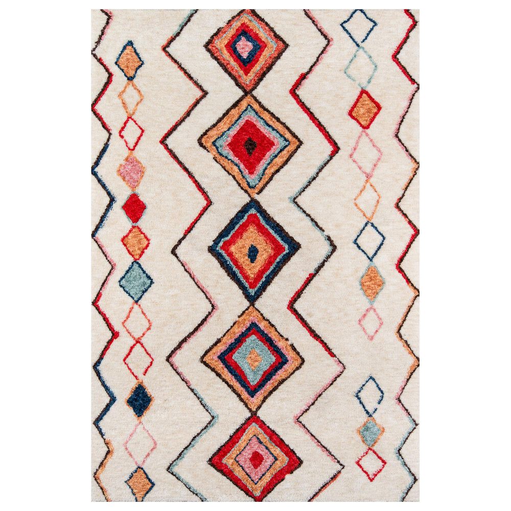 Momeni Bungalow 3"6" x 5"6" Multicolor Area Rug, , large