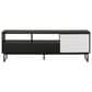 Everly Living Maya 60" TV Stand in Black and White, , large