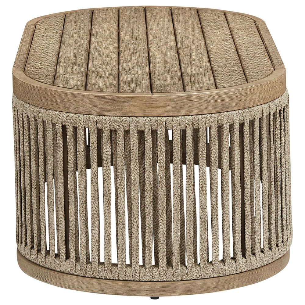 Ashley Serena Shores Patio Coffee Table in Beige, , large