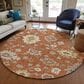 Dalyn Rug Company Portico PO6 Paprika 8" Round Area Rug, , large