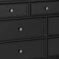 Ashley Lanolee 3-Piece Queen Bed with Two Nightstands in Black, , large