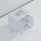 Lexora Home Jacques 30" Single Bathroom Vanity in White with 2 cm White Quartz Top and Rectangular Sink, , large