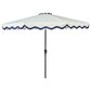 HOMLUX 10" Patio Umbrella with Lights in White, , large