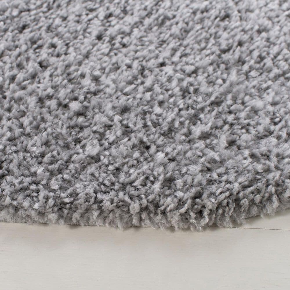 Safavieh August Shag AUG900G 3&#39; Round Silver Area Rug, , large