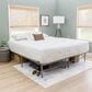 Linon Home Decor Franson King Folding Platform Bed Frame in Dark Pewter, , large