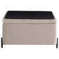 Lifestyle Solutions Kona Large Storage Ottoman in Taupe, , large