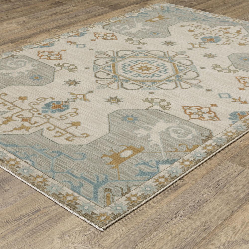Oriental Weavers Maeve Beige and Grey 9&#39;10&quot; x 12&#39;10&quot; Area Rug, , large