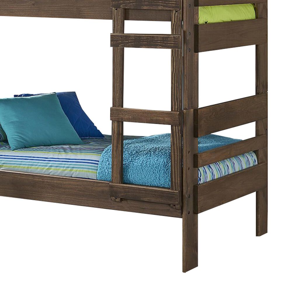 Rusticvale Twin over Twin Bunkbed in Chestnut, , large