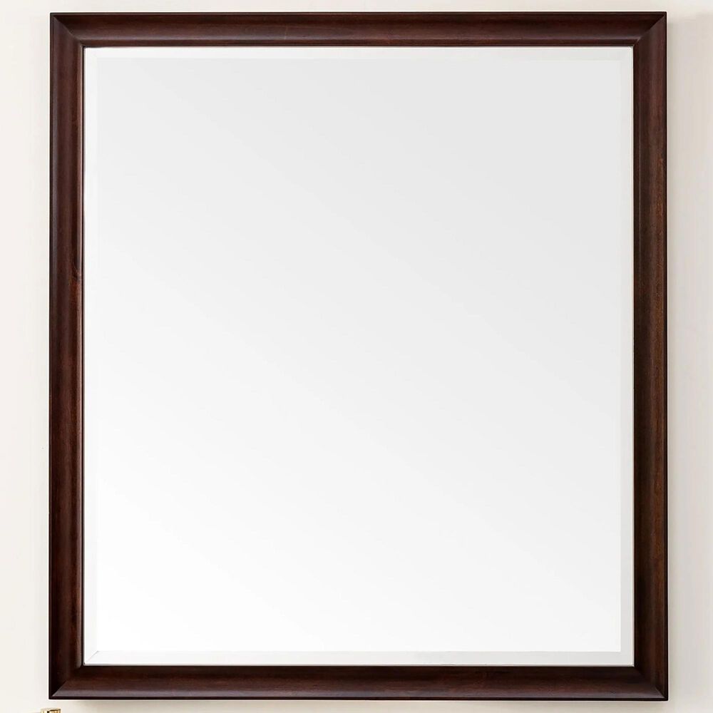 James Martin Vanities Glenbrooke 36" Rectangular Mirror in Burnished Mahogany, , large