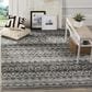 Safavieh Adirondack ADR119N-5 5"1" x 7"6" Ivory/Charcoal Area Rug, , large