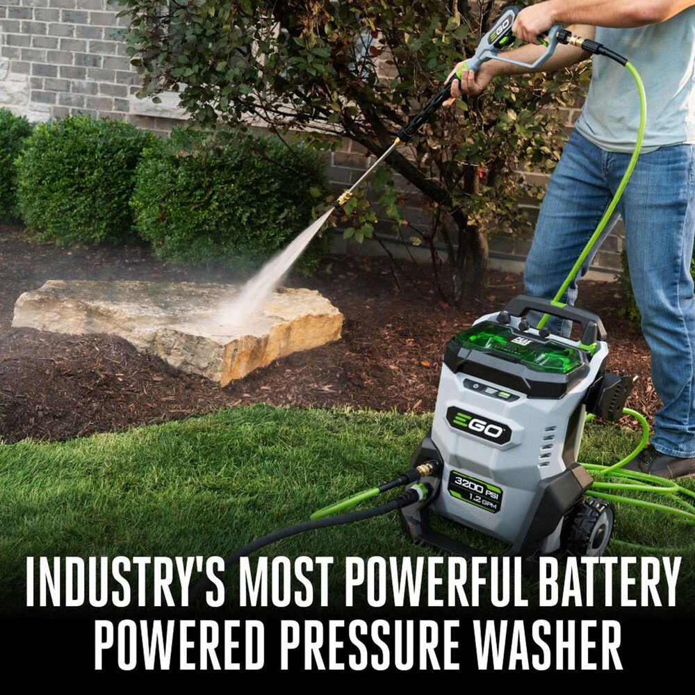 EGO Power+ 3200 PSI Pressure Washer in Gray and Green, , large