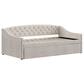 The Monday Company Zoey Upholstered Daybed with Trundle in Beige, , large