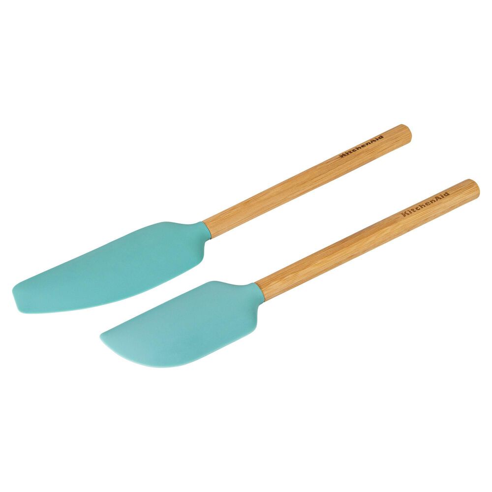 KitchenAid 2-Piece Spatula in Aqua Sky, , large