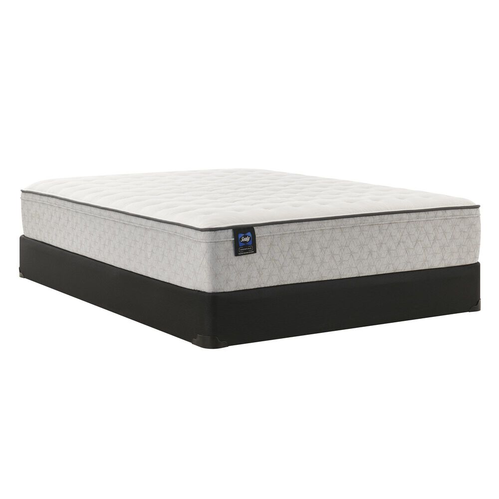 Sealy Essentials Hayward Medium Firm Euro Top Queen Mattress with Low Profile Box Spring, , large