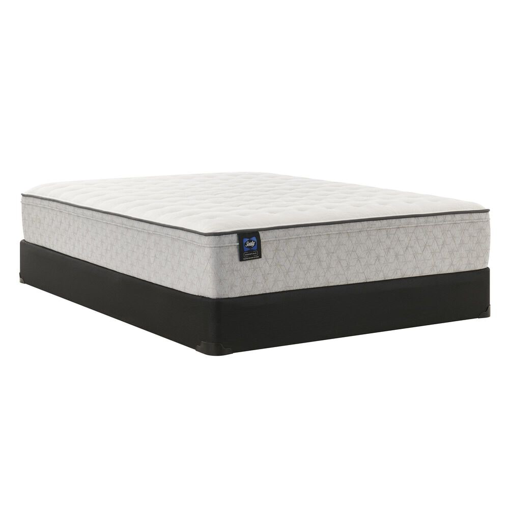 Sealy Essentials Hayward Medium Firm Euro Top Queen Mattress with Low Profile Box Spring, , large