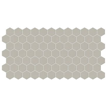 Dal-Tile Keystone Desert Gray 2" x 2" Hexagon on 12" x 24" Ceramic Mosaic Sheet, , large