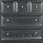Furniture of America Hatton Cross 5 Drawer Chest in Weathered Black, , large