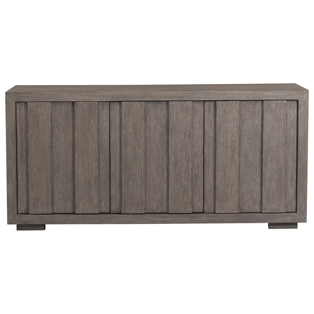 Accentric Approach Tru Modern Rustic 3-Door Storage Console in Brown, , large
