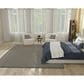Nourison Courtyard Black and White 8" x 10" Indoor/Outdoor Area Rug, , large