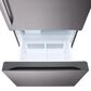 LG 26 Cu. Ft. Bottom Freezer Refrigerator in Black Stainless Steel, , large