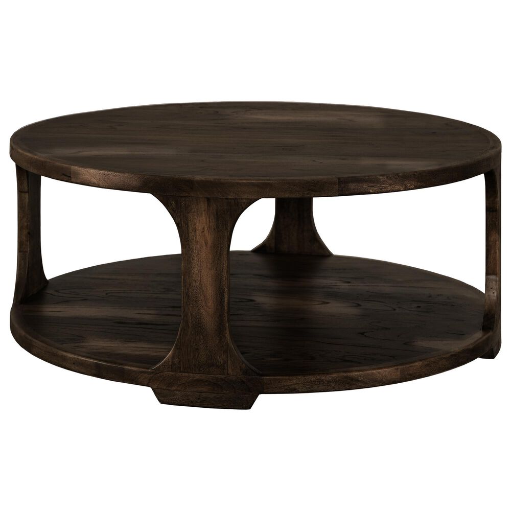 Fallridge Balam 1-Shelf Cocktail Table in Stained Dark, , large