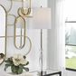 Uttermost Sceptre Buffet Lamp in Polished Nickel, , large