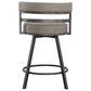 Steve Silver Gene Swivel Counter Stool in Charcoal, , large