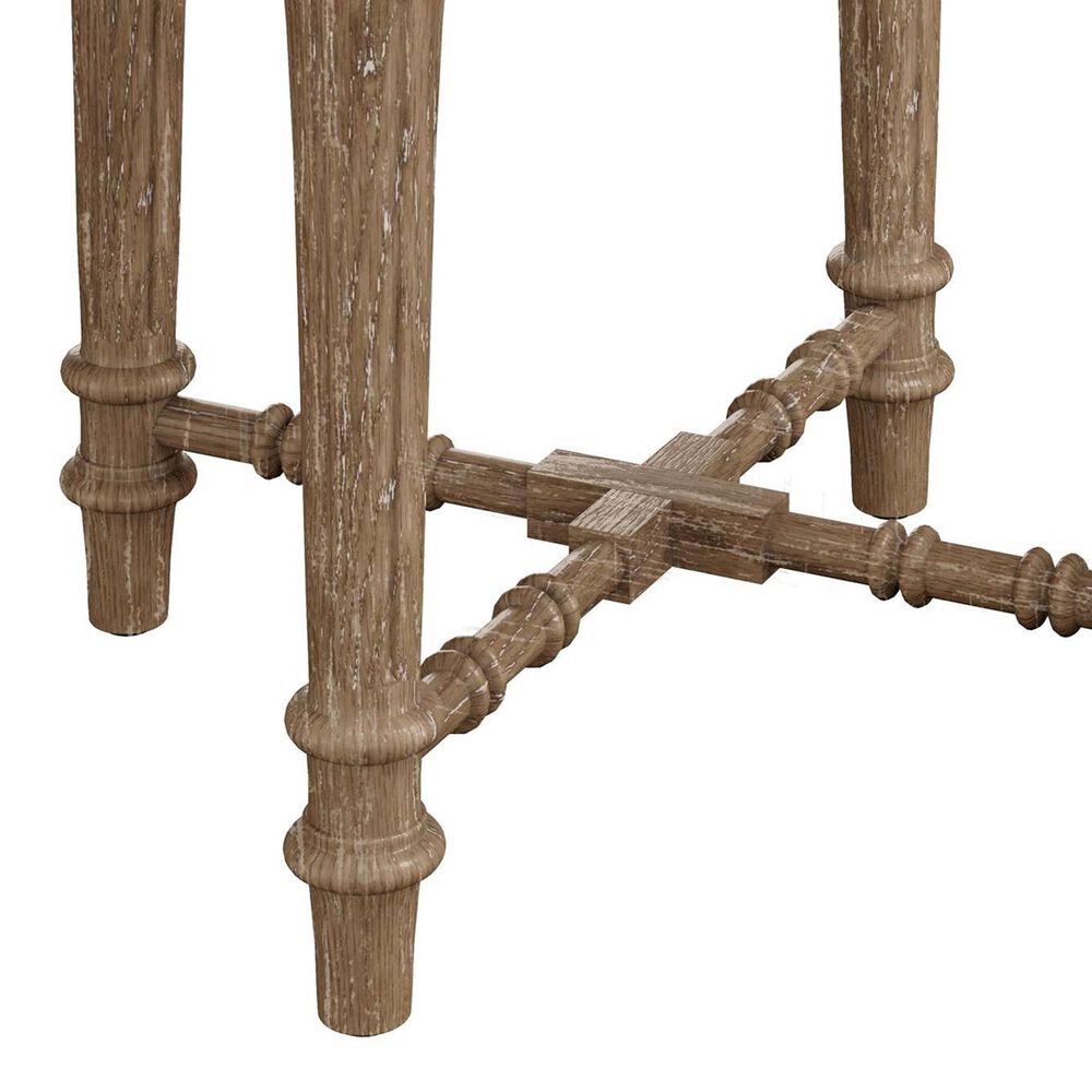 Hekman Chateaux Oval End Table in Brown, , large