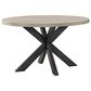 Mayberry Hill Axel 5-Piece Round Dining Set in Light Grey and Espresso, , large