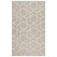 Nourison Horizon HOZ01 Grey 3" x 5" Indoor/Outdoor Area Rug, , large