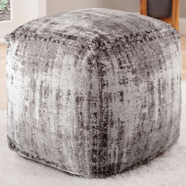 Steve Silver Hazel Pouf in Grey, , large