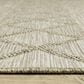 Oriental Weavers Tortuga TR11A 1"10" x 7"6" Beige Runner, , large