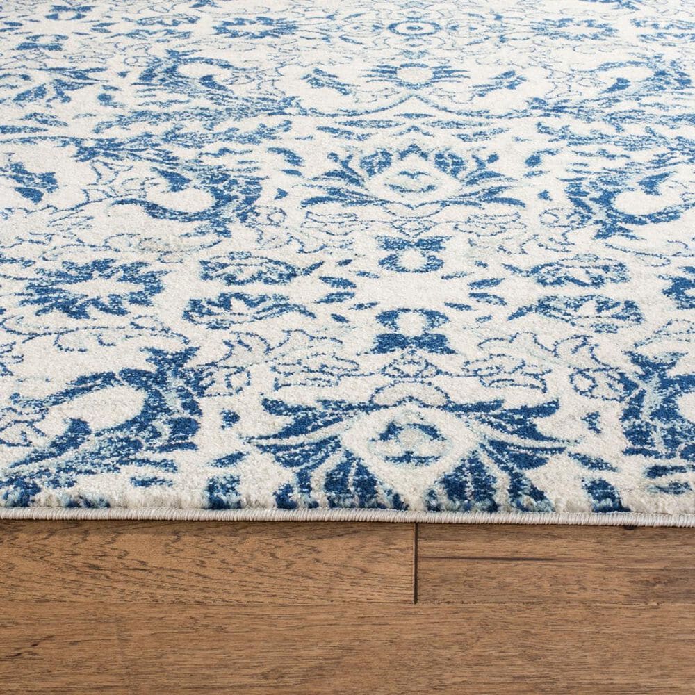 Safavieh Evoke EVK238C-5 5&#39;1&quot; x 7&#39;6&quot; Ivory/Blue Area Rug, , large